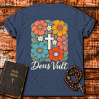Deus Vult Floral Cross T-Shirt