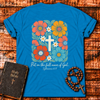 Full Armor Of God Floral T-Shirt