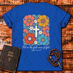 Full Armor Of God Floral T-Shirt