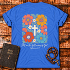Full Armor Of God Floral T-Shirt