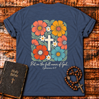 Full Armor Of God Floral T-Shirt