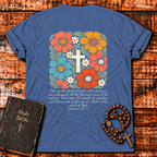 Shield Of Faith Floral T-Shirt