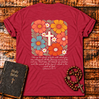 Shield Of Faith Floral T-Shirt