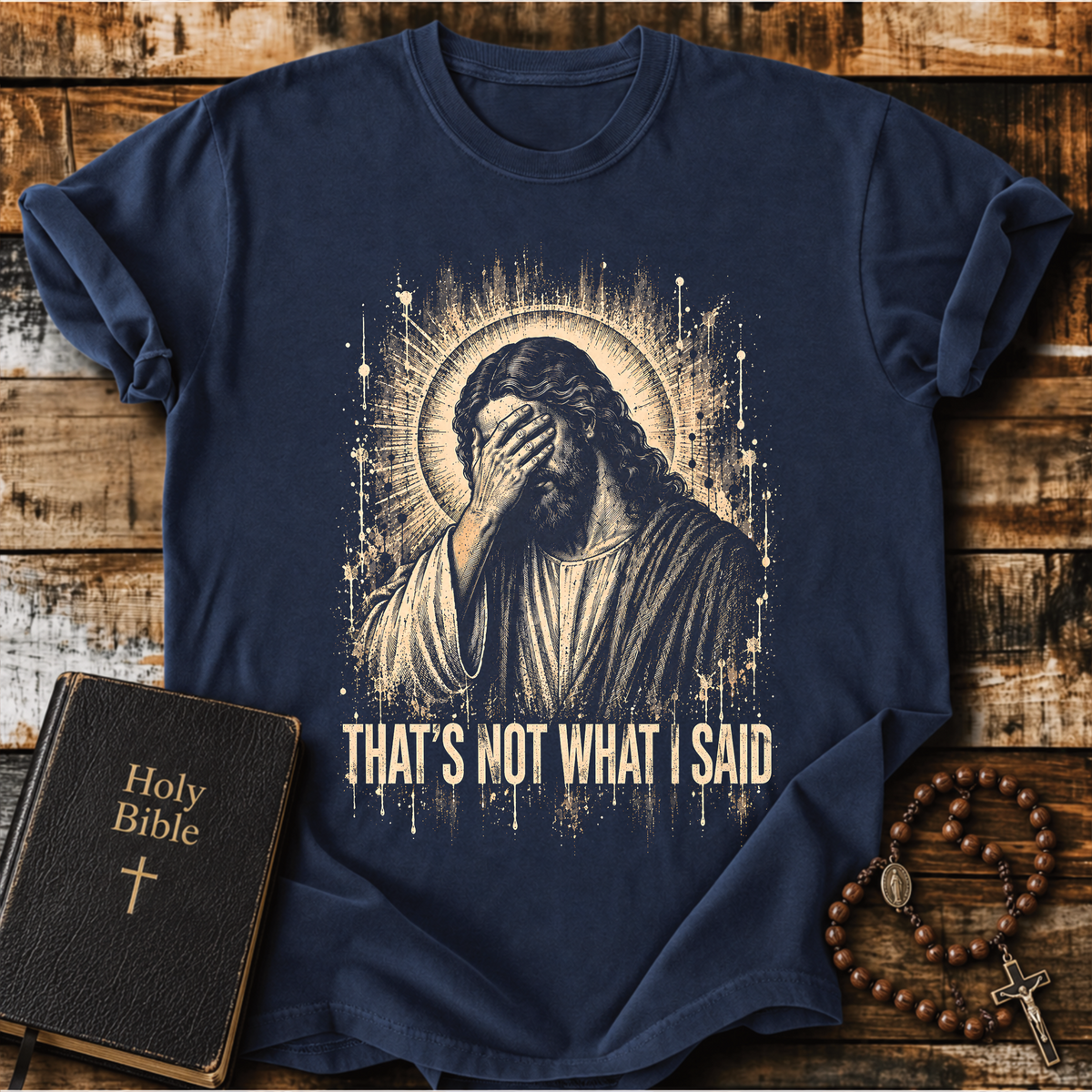 Facepalm Jesus T-Shirt