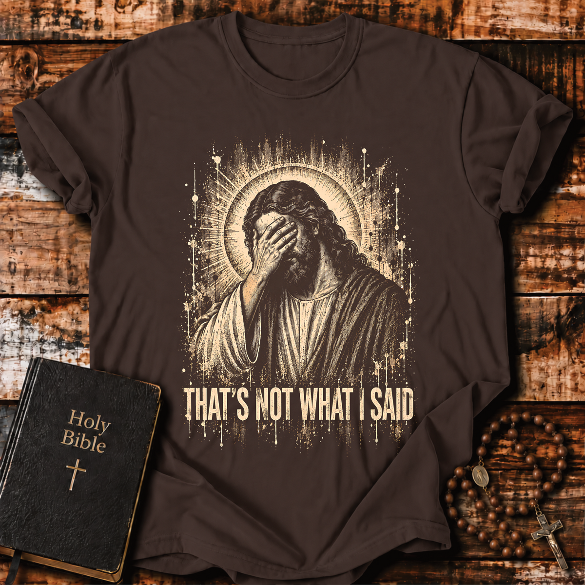 Facepalm Jesus T-Shirt