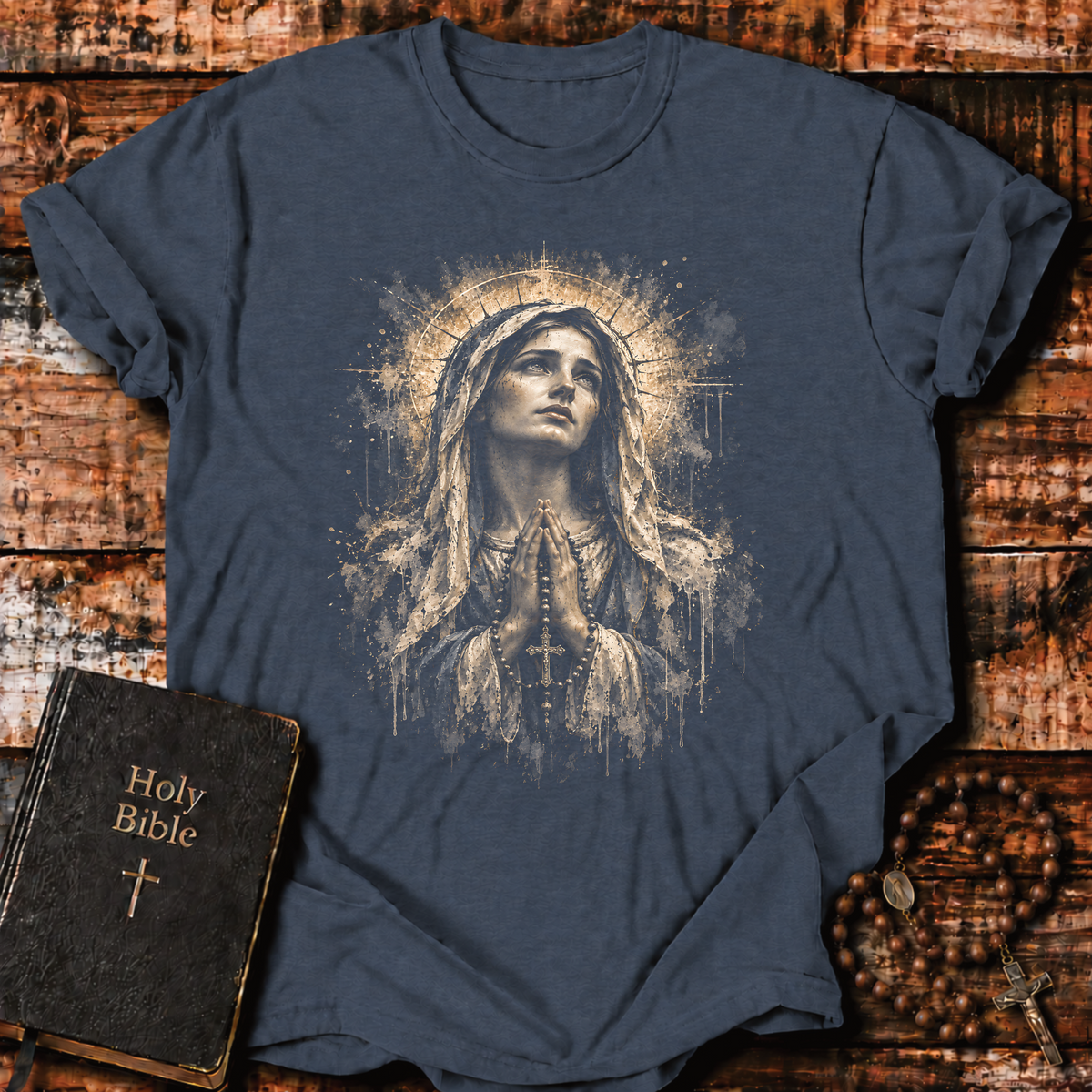 Virgin Mary Prayer T-Shirt