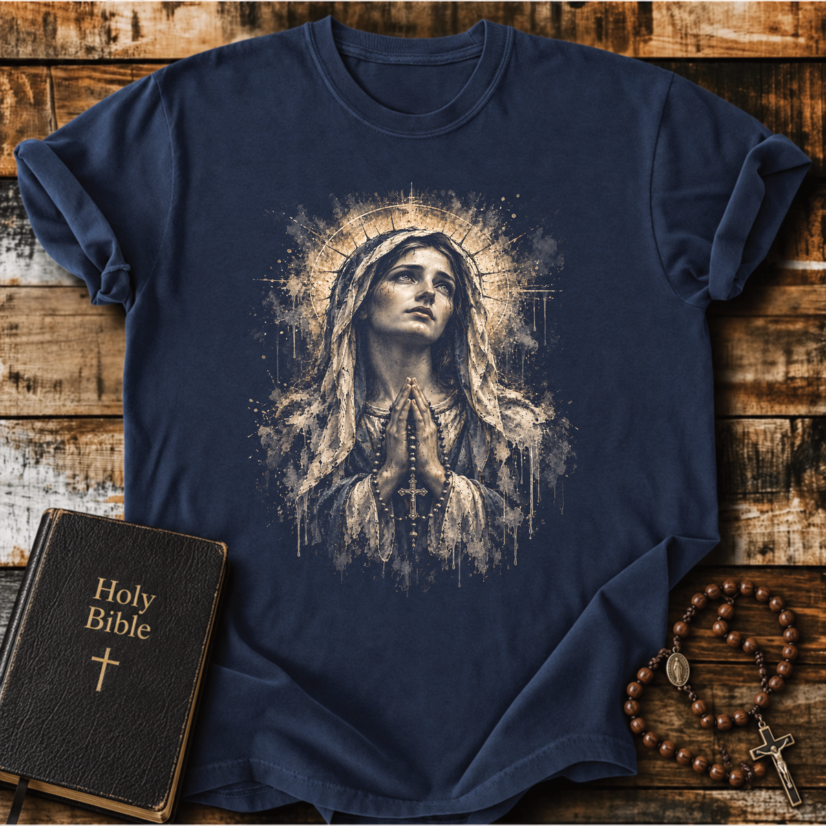 Virgin Mary Prayer T-Shirt