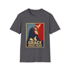 Grace Over Fear Christian Faith Inspirational Dove Woman Religious Hope T-Shirt