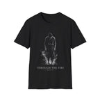 Through The Fire Isaiah 43 2 Christian Scripture Bible Verse Faith Artwork For Trials And Spiritual Strength T-Shirt