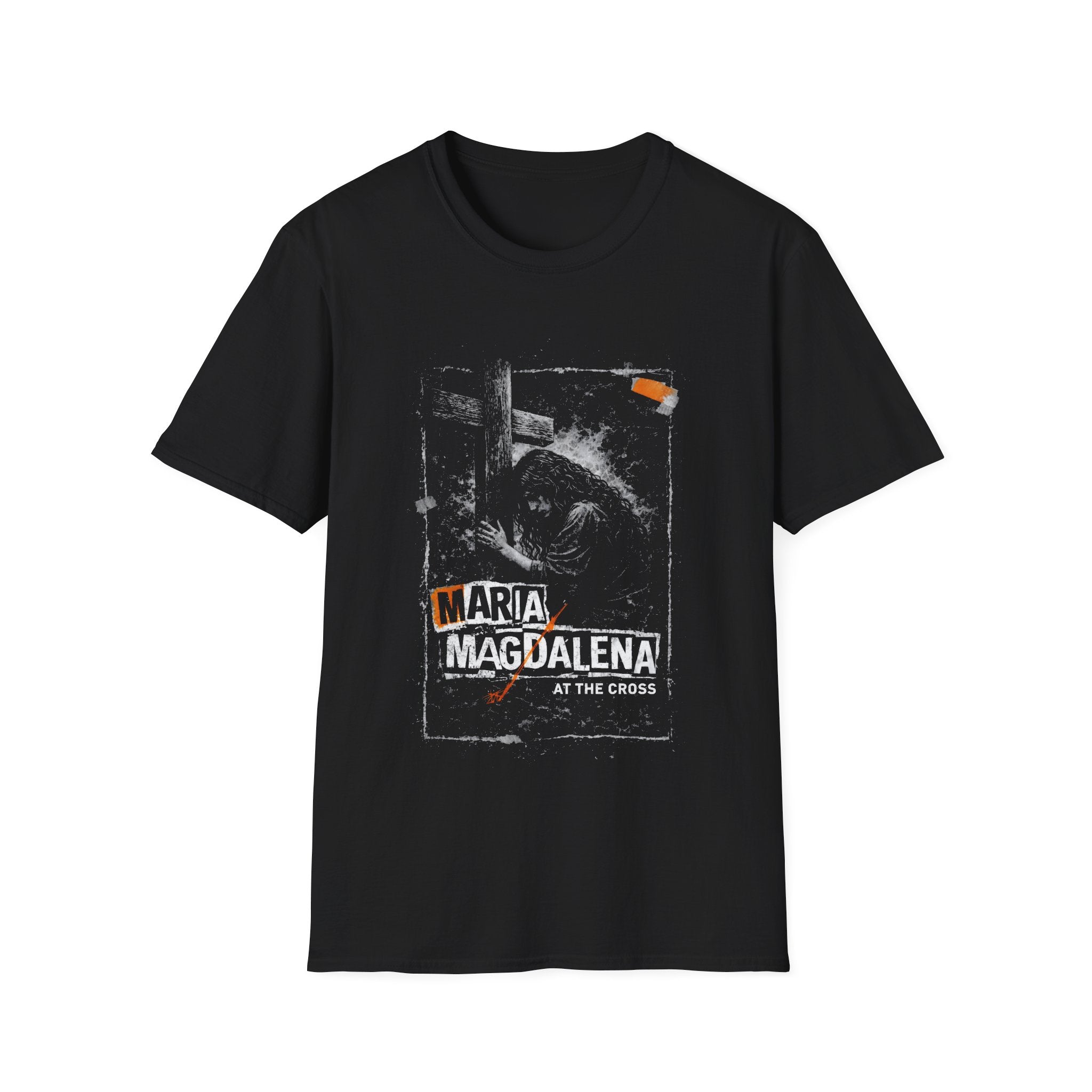 Maria magdalena at the cross christian faith biblical easter holy week passion and prayer T-Shirt