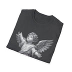Guardian angel in gods hand spiritual christian memorial baby angel protection from above T-Shirt