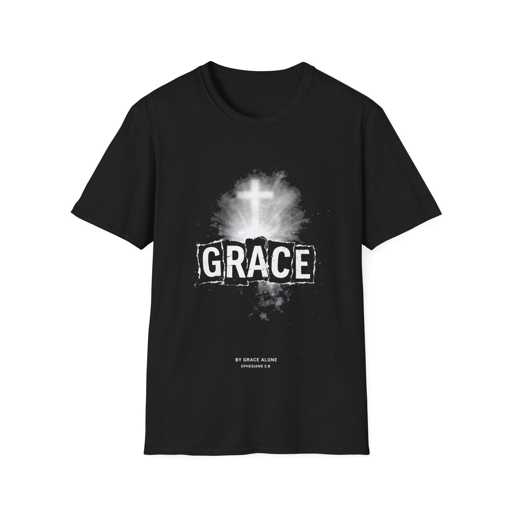 Grace by grace alone ephesians 2 8 cross christian faith T-Shirt
