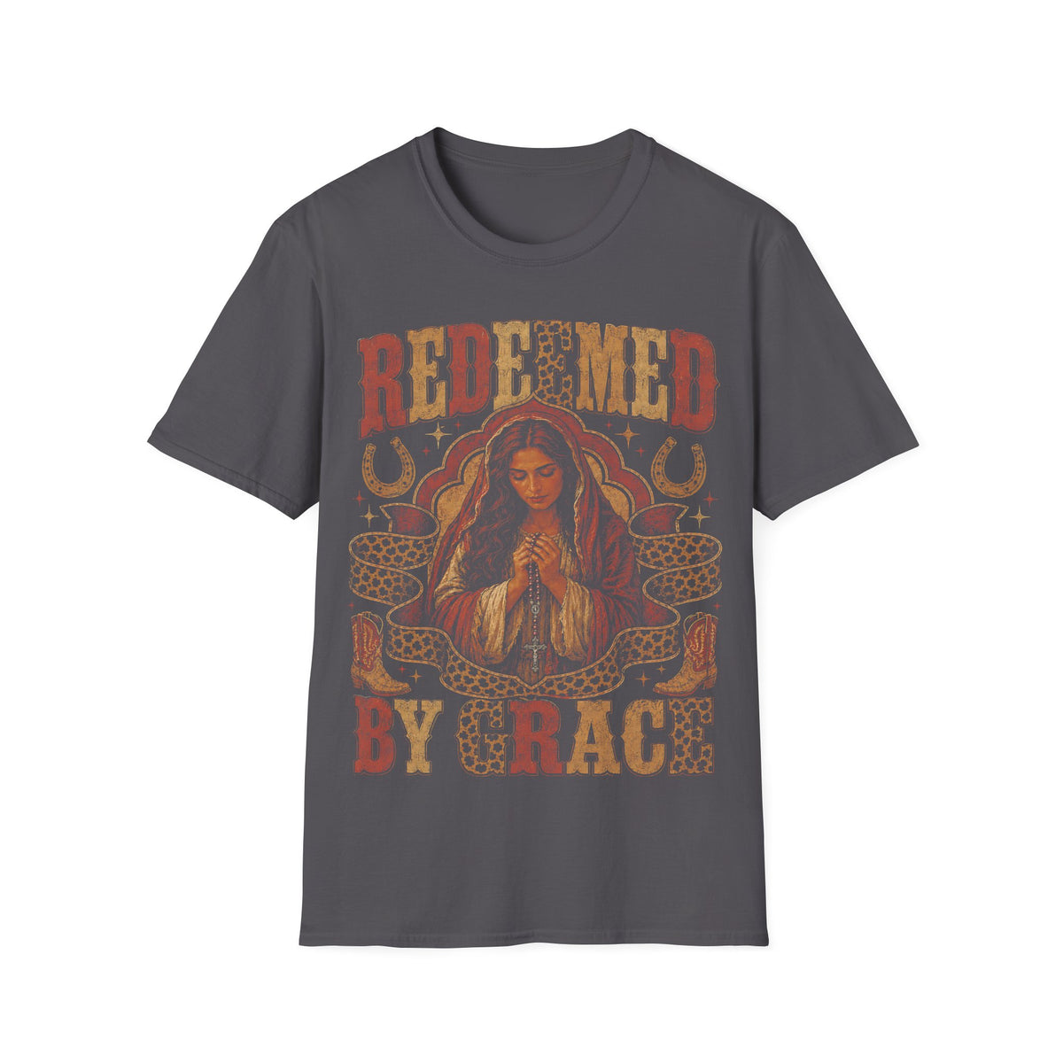 Redeemed By Grace Christian Prayer And Faith T-Shirt