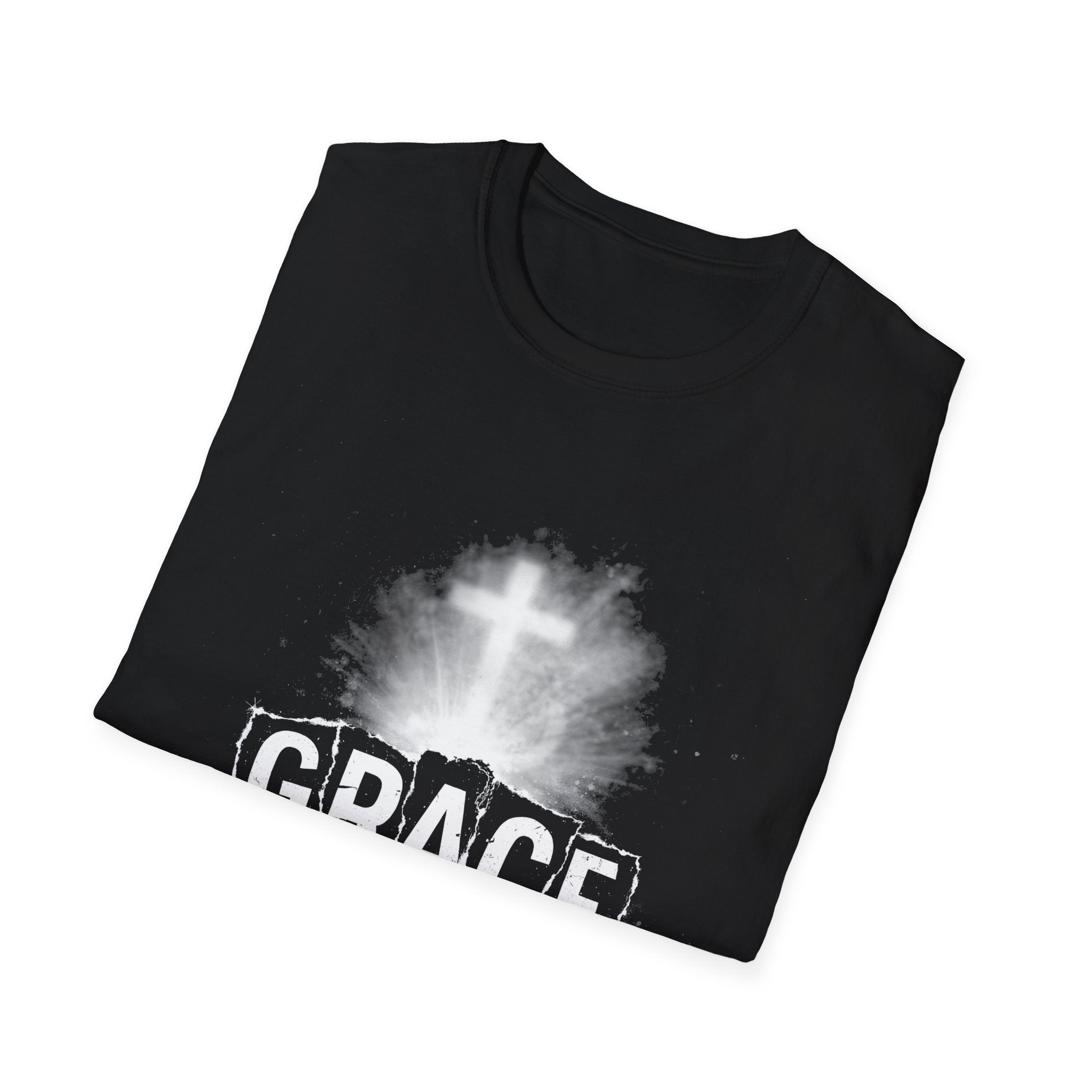 Grace by grace alone ephesians 2 8 cross christian faith T-Shirt