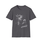 Annunciation angel gabriel and virgin mary christian catholic angelic scene religious artwork for believers and marian T-Shirt