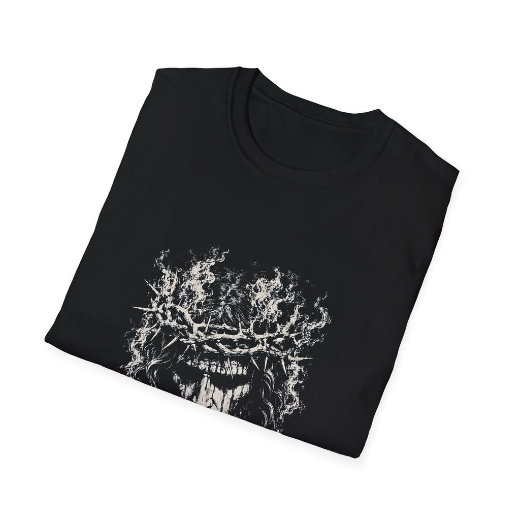 Jesus Christ Crown Of Thorns Suffering Savior Good Friday Easter Christian Faith T-Shirt