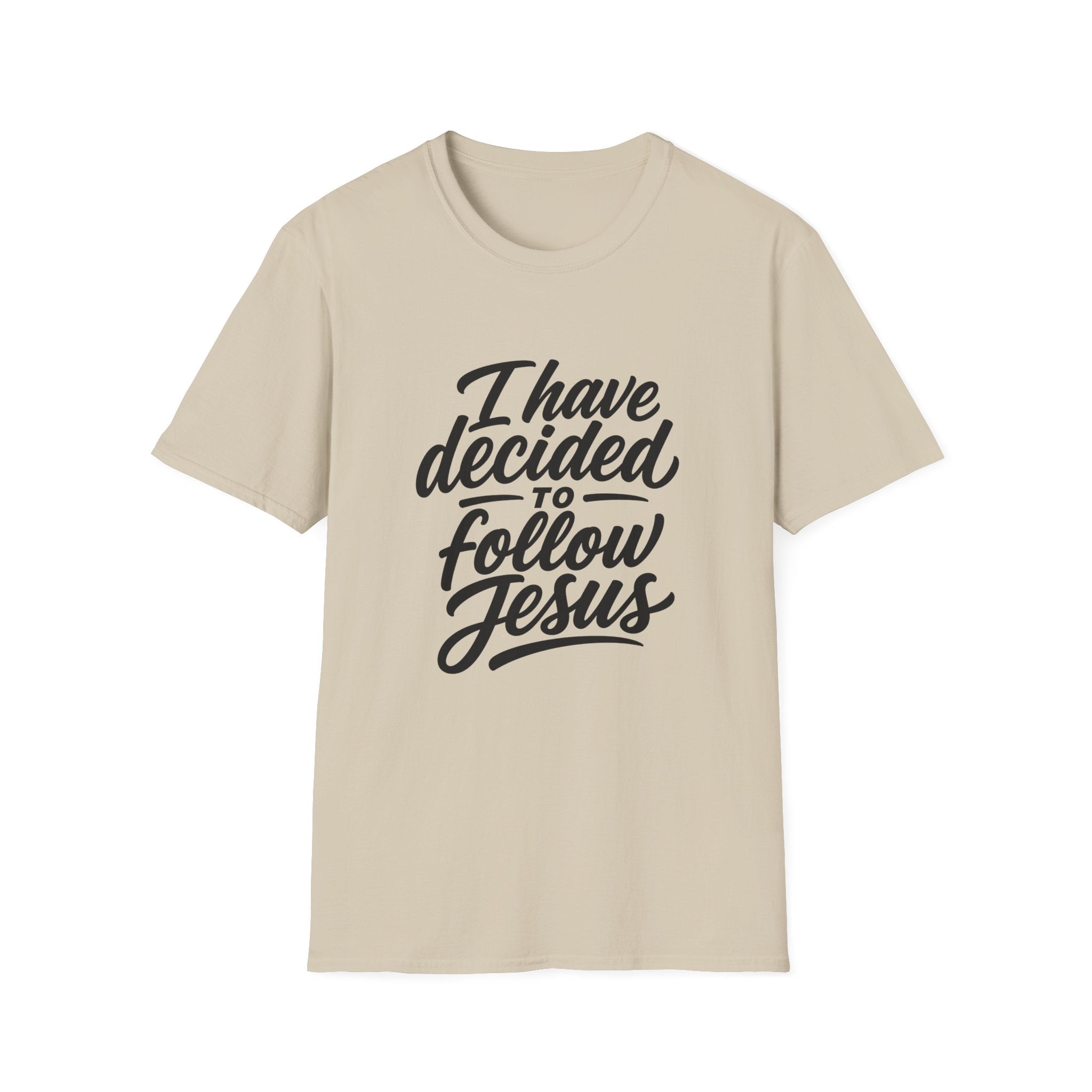 I have decided to follow jesus christian faith T-Shirt