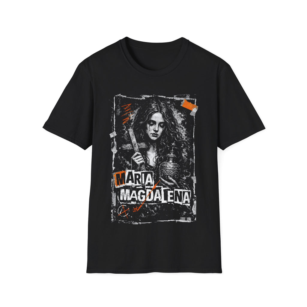 Maria magdalena gothic christian mystic sorrowful biblical icon for spiritual seekers T-Shirt