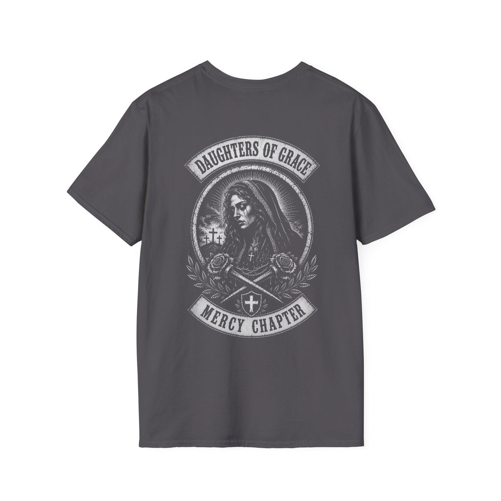 Daughters Of Grace Mercy Chapter Gothic Sacred Cross Roses Christian Biker Style