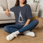 Burn With Purpose Romans 12 11 Christian Fire Scripture Verse Faith Motivation T-Shirt