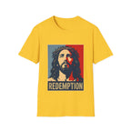 Redemption Jesus Christ Crown Of Thorns Christian Faith Hope Inspirational Savior Art Poster Style Religious Redemption T-Shirt