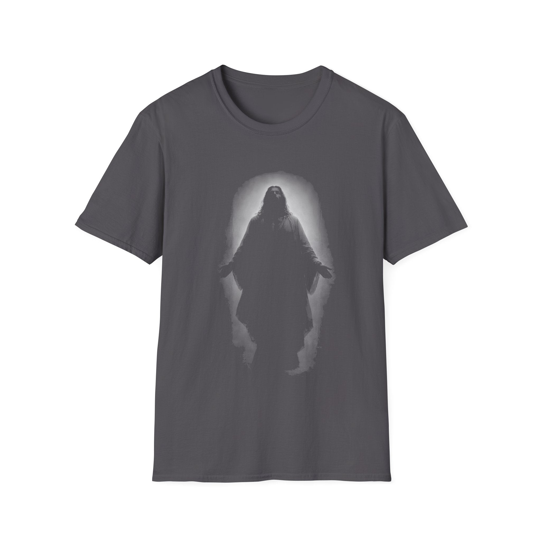Resurrected Christ Standing In Radiant Light Christian Faith Hope Easter Resurrection Art T-Shirt