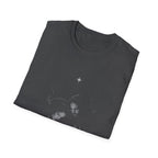 Holy family nativity scene with baby jesus mary joseph and christmas star in the bethlehem manger T-Shirt