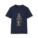 Sacred Heart Madonna With Prayer Candles Gothic Catholic Mary Icon T-Shirt