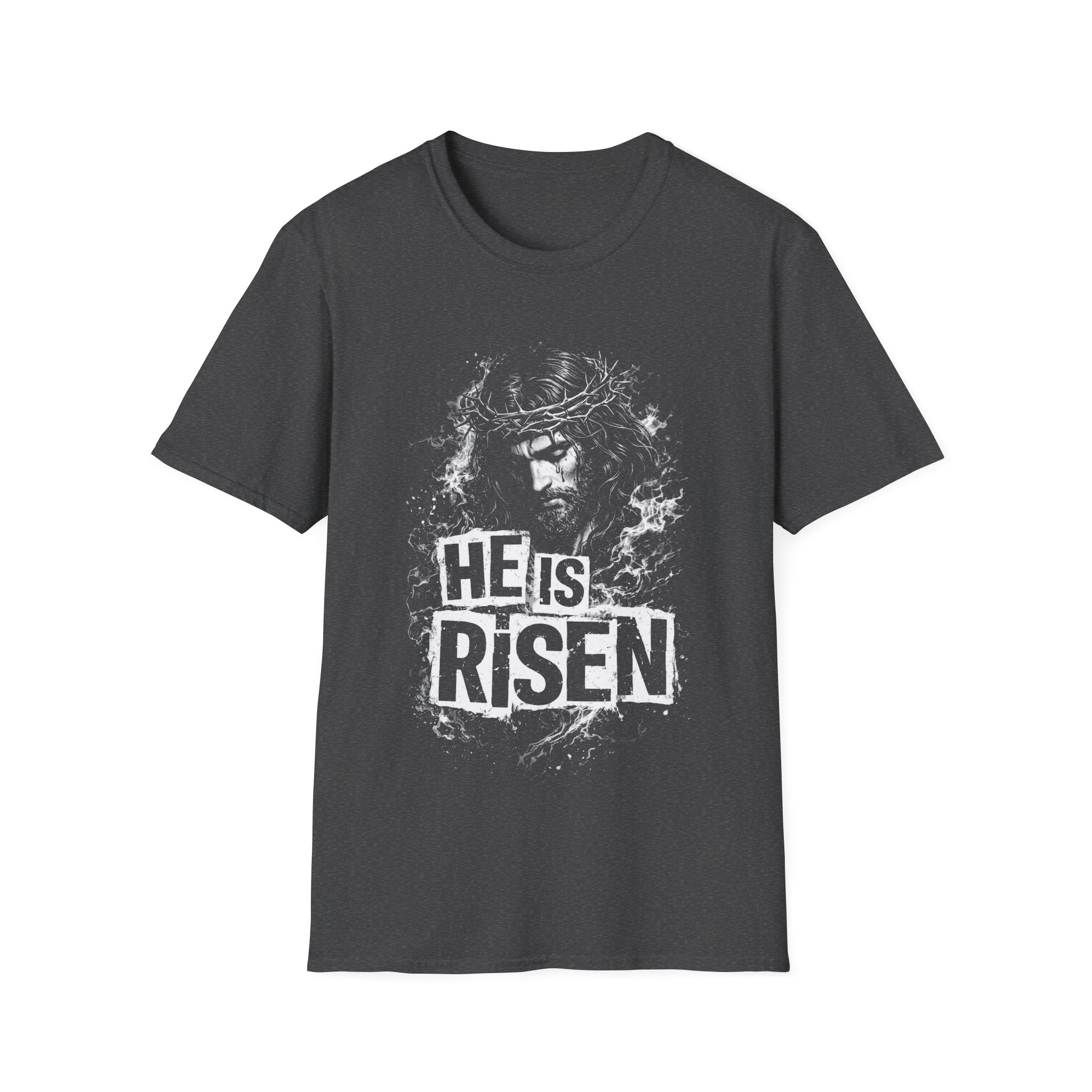 He is risen jesus christ crown of thorns easter resurrection christian faith worship