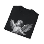 Guardian angel in gods hand spiritual christian memorial baby angel protection from above T-Shirt