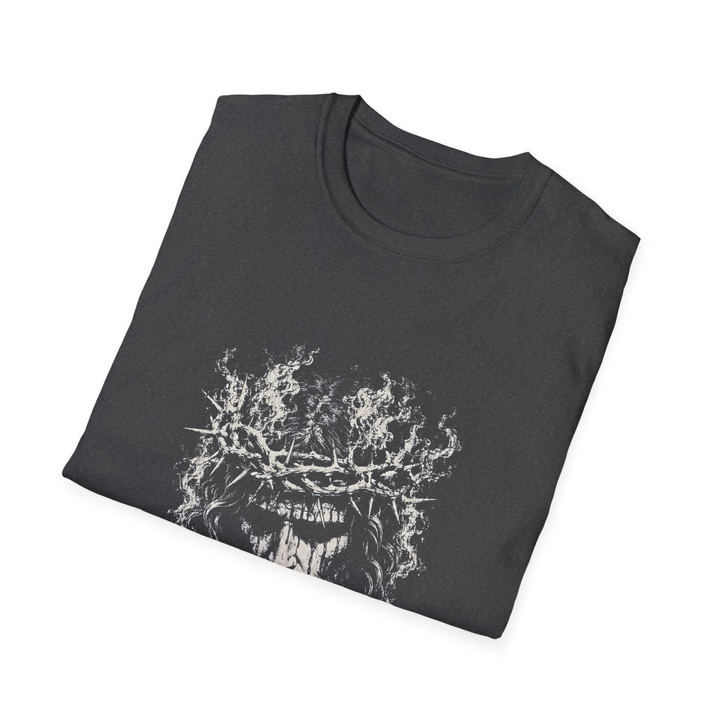 Jesus Christ Crown Of Thorns Suffering Savior Good Friday Easter Christian Faith T-Shirt