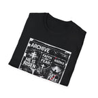 Archive faith over fear redeemed he is risen set free born again forgiven grace T-Shirt