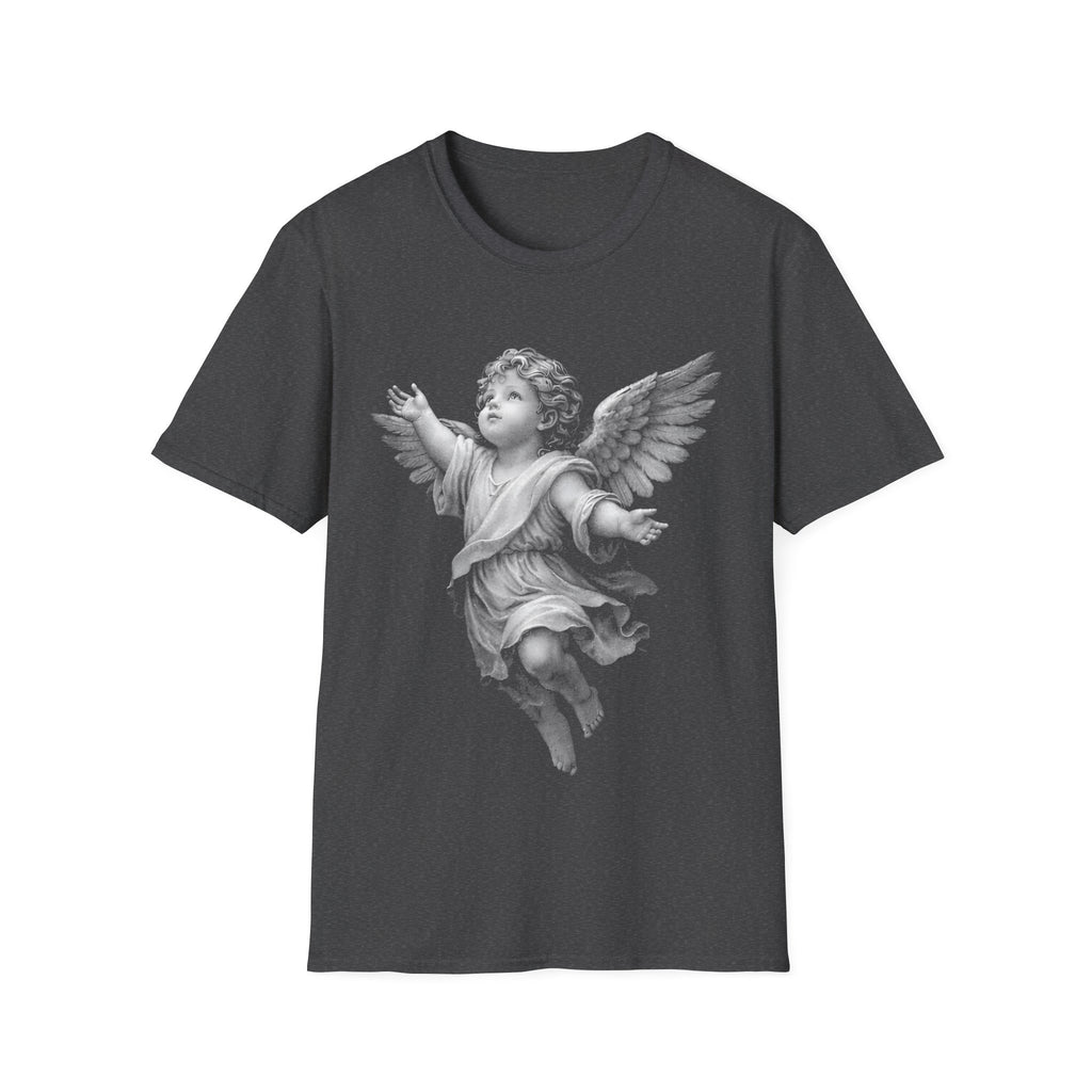 Guardian angel in gods hand spiritual christian memorial baby angel protection from above T-Shirt