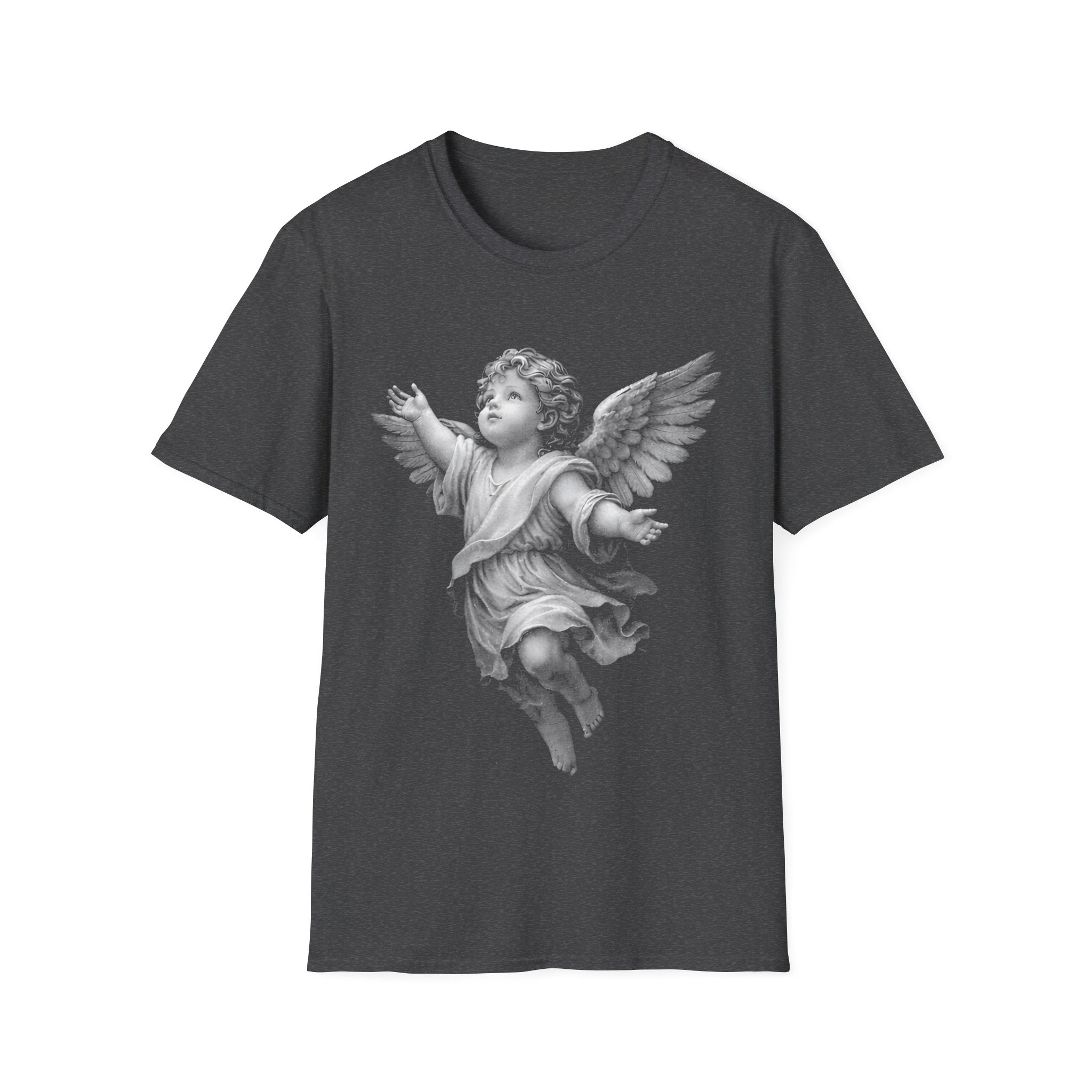 Guardian angel in gods hand spiritual christian memorial baby angel protection from above T-Shirt