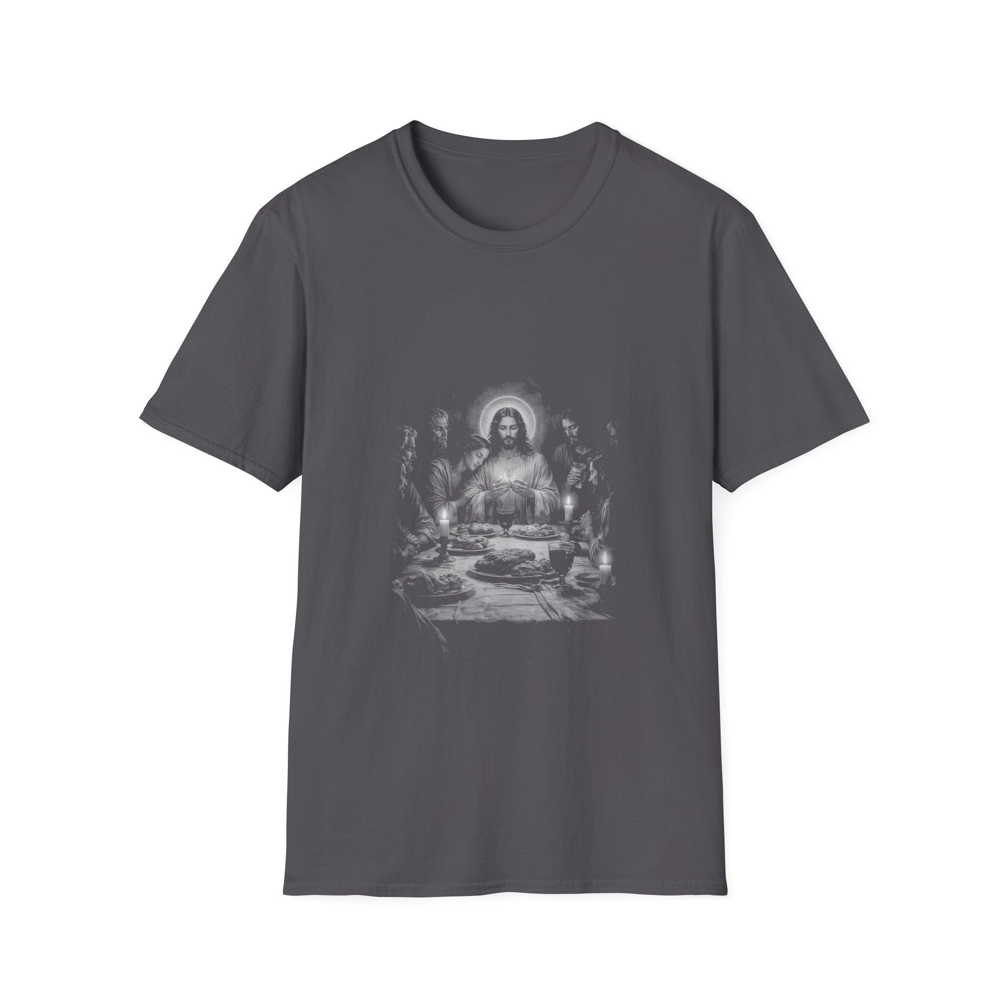 Jesus at the last supper christian eucharist communion scene for believers and faithful worshipers T-Shirt