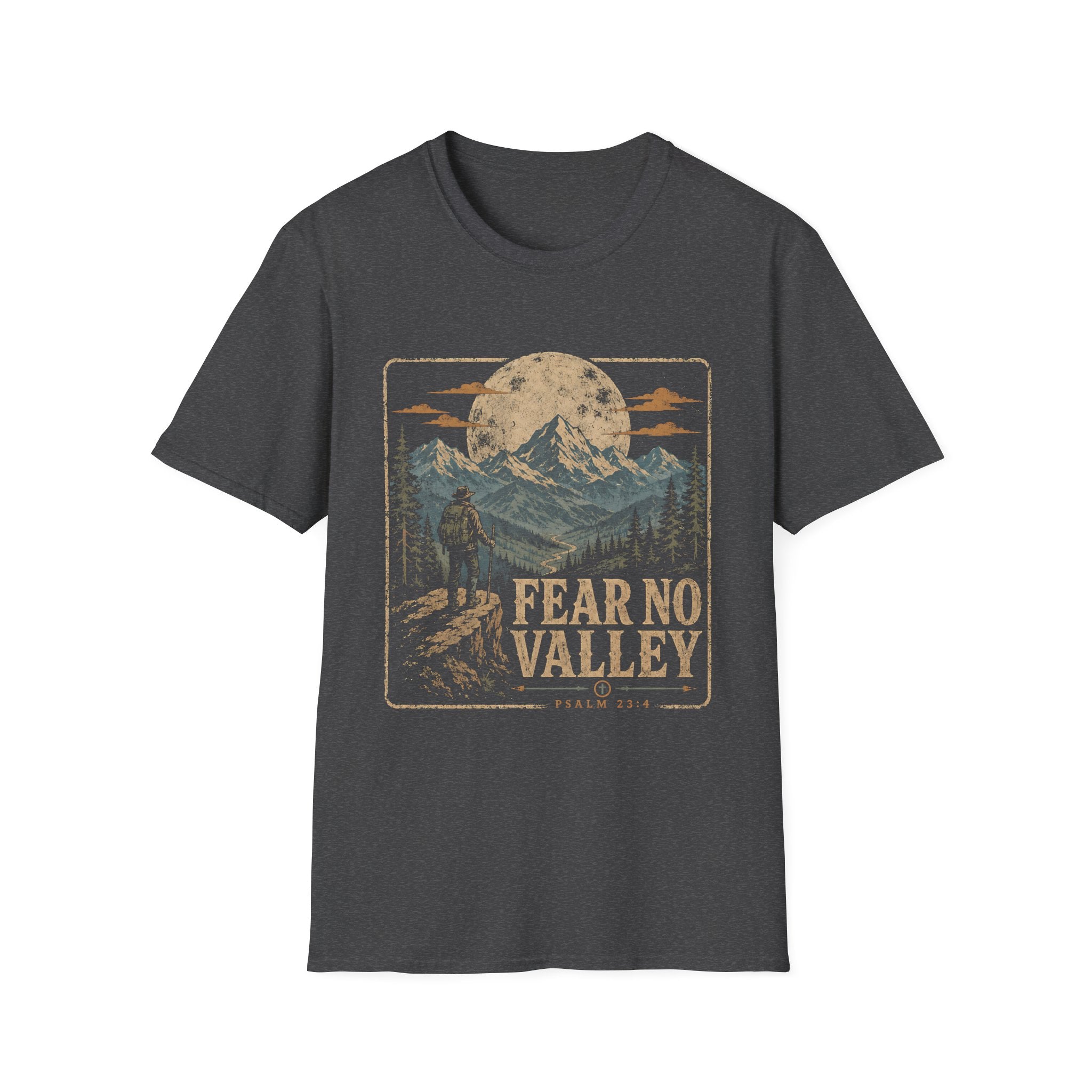 Fear No Valley Psalm 23 4 Christian Hiking Mountain Landscape Faith Outdoors