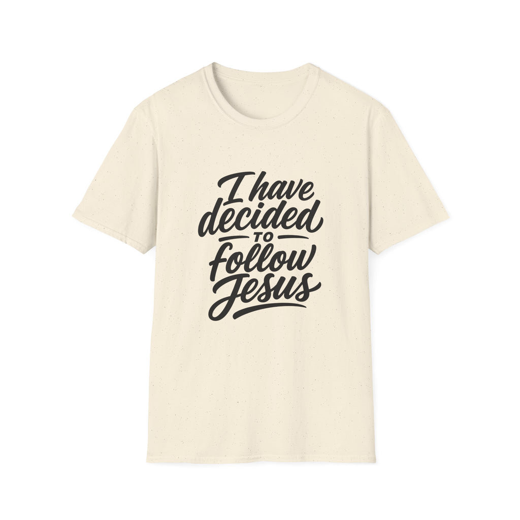 I have decided to follow jesus christian faith T-Shirt