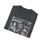 Archive faith over fear redeemed he is risen set free born again forgiven grace T-Shirt