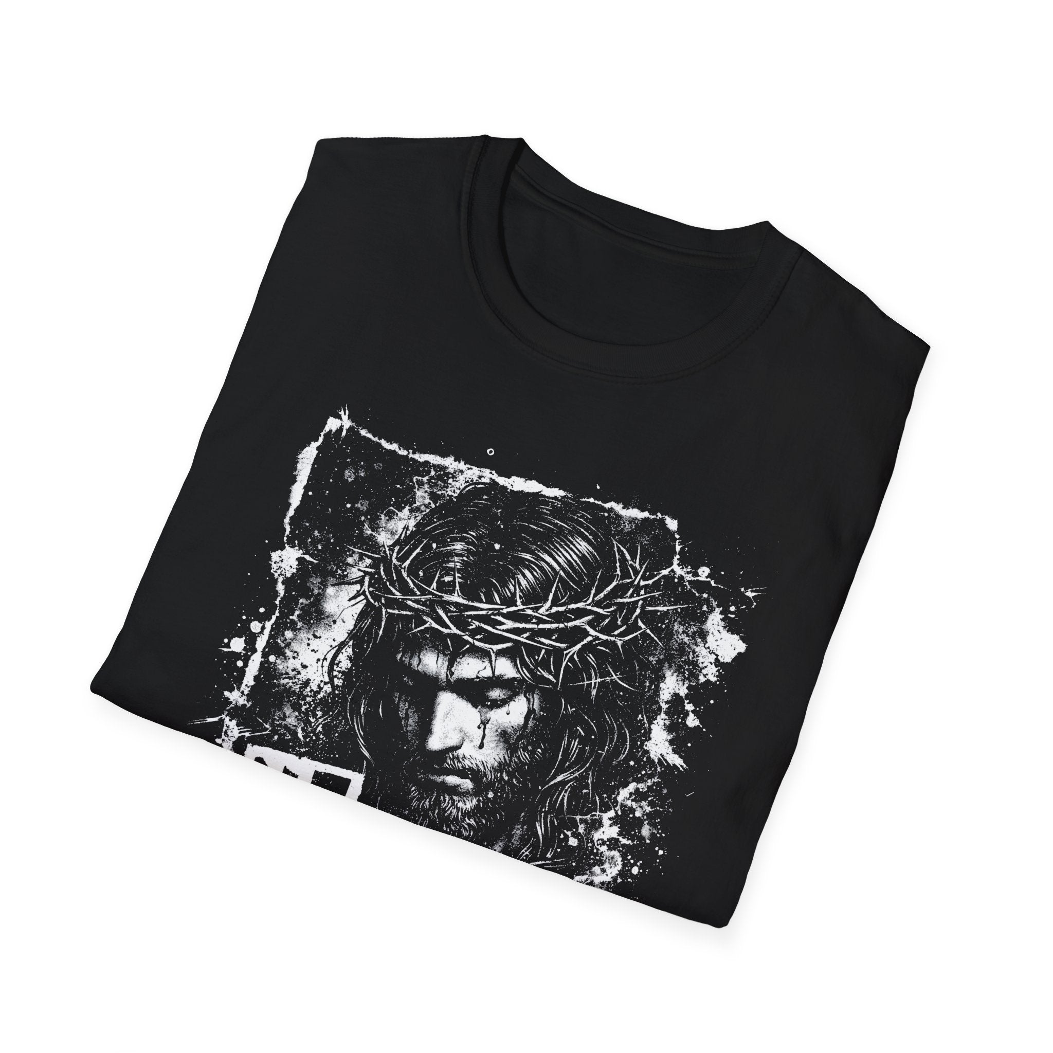 He is risen christian easter resurrection jesus crown of thorns T-Shirt