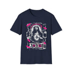 Jesus sacred heart urban christian pink halo grunge faith street style T-Shirt