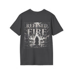 Refined By Fire 1 Peter 1 7 Christian Bible Verse Faith Through Trials Scripture Inspiration T-Shirt
