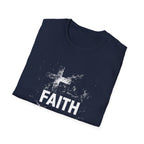 Faith Over Fear Cross Christian Faith Fear Encouragement For Believers And Church Youth T-Shirt