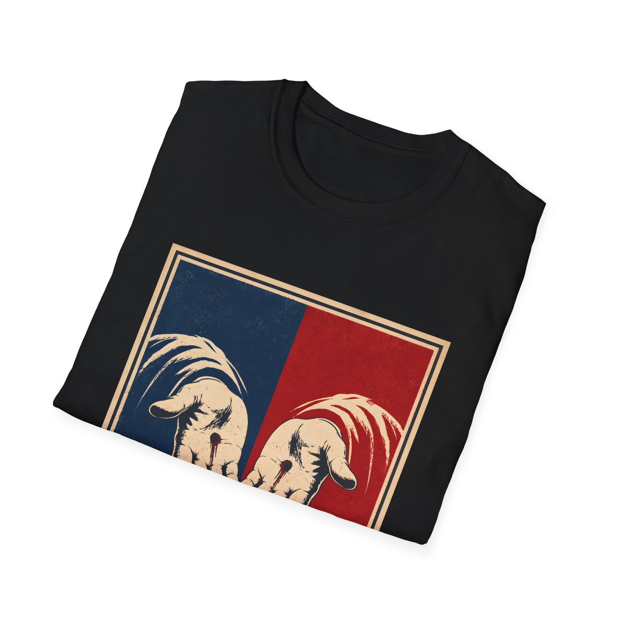 Forgiven Christian Nail Scarred Hands Jesus Easter Salvation Faith Reminder T-Shirt