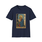 Holy mother mary vintage catholic art icon with baby jesus T-Shirt