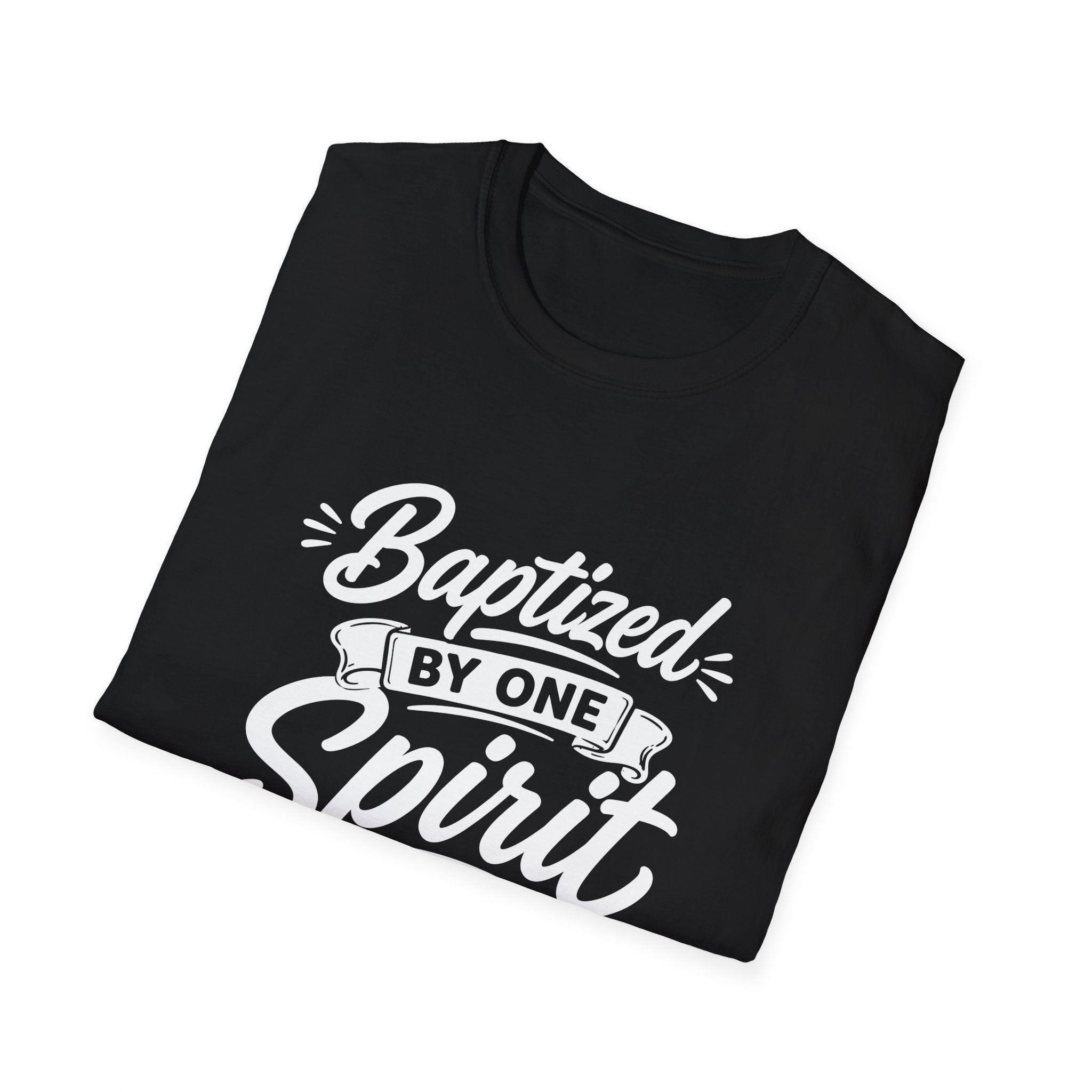 Baptized by one spirit into one body christian baptism holy spirit church unity T-Shirt