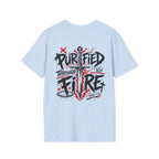 Purified Through Fire Christian Sword Cross 1 Peter 1 7 Bible Verse Faith