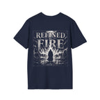 Refined By Fire 1 Peter 1 7 Christian Bible Verse Faith Through Trials Scripture Inspiration T-Shirt