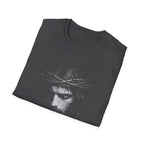 Jesus Christ Crown Of Thorns Portrait Christian Faith Lent And Easter Holy Week Religious Savior T-Shirt