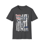 I stand at the flag i kneel at the cross christian patriotic american flag cross T-Shirt