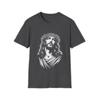 Jesus christ with crown of thorns christian faith savior crucifixion good friday easter religious T-Shirt